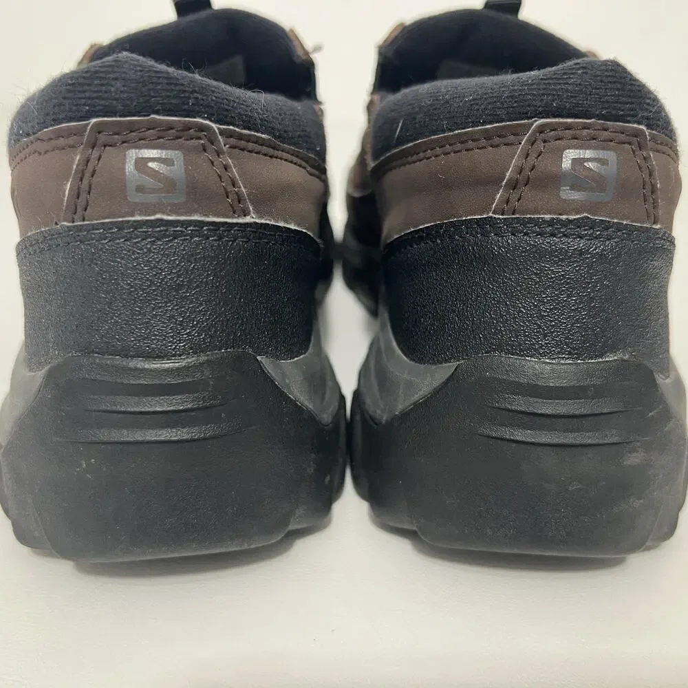 Salomon Men’s Size 10.5 Contagrip Brown Slip On Water Resistant Hiking Comfort